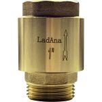 Обратный клапан подпружиненный с латунным сердечником LadAna 1" 100605014 (артикул 24676791) – фото 1