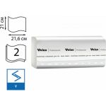 Полотенца бумажные VEIRO PROFESSIONAL Comfort 200 шт, 2-х слойные, белые 21x216 V KV205 129535 (артикул 16093232) – фото 1