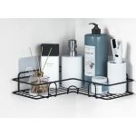 Полка для ванной ZDK Homium черный, размер 26.5x26.5x6 см shelf3black (артикул 21163792) – фото 1