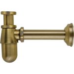 Сифон для раковины Veragio SBORTIS H140-200 см бутылочный, 1 1/4, латунь, бронза VR.SBR-8112.BR (артикул 16226976) – фото 1