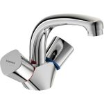 Смеситель для умывальника VIDIMA Квадро двуручковый BA244AA (артикул 15763518) – фото 1