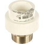 Комбинированная муфта под ключ PRO AQUA PP-R НР белая d-40 мм 1 1/2" PA23521Pb (артикул 15791602) – фото 1