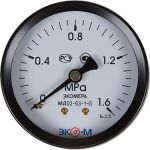 Манометр ЭКО-М Экомера МД02-63 мм 0..1,6МПа G1\4 МД02-63-G-1,6МПа-РИ (артикул 22779999) – фото 1