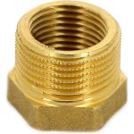 Футорка НВ 3/8x1/8 латунная Uni-Fitt 604G3818 (артикул 15615285) – фото 1