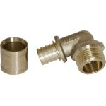 Переходник Rvc РЕХ угловой с наружней резьбой 20 - R 1/2 02861 (артикул 27989120) – фото 1