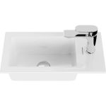Раковина KERAMA MARAZZI LATO встраиваемая сверху 50, белая глянцевая LA.wb.50 (артикул 29842946) – фото 1