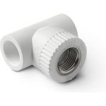 Комбинированный тройник PRO AQUA PP-R ВР белый 32 мм 1/2" PA24015b (артикул 15791786) – фото 1