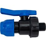 Разъемный шаровой кран ПНД TEBO CN-TB 20x1/2" нар. резьба 017032301 (артикул 23818983) – фото 1
