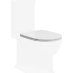 Сиденье для напольного унитаза KERAMA MARAZZI POMPEI белое глянцевое PO.seat.01\WHT (артикул 29843066) – фото 1