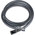Шланг для душа ELKA 1/2""-1/2"", 150 см, пвх, сетка черно-серый ТД.030463 (артикул 26849528) – фото 1