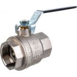 Шаровой полнопроходной кран STOUT ВР/ВР, ручка рычаг 1 1/2 SVB-0001-000040 (артикул 16053622) – фото 1