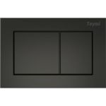 Клавиша смыва Teymi Aina двойной смыв, черный матовый T70013BM ЦБ-00266818 (артикул 26615522) – фото 1