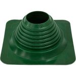 Кровельна?? прямая проходка Borge №4 (d=95-197, 275x275mm, RAL 6005 зеленый), силикон 01.235.03.03.01.000.6005 (артикул 25534515) – фото 1