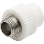 Комбинированная муфта VRT наружная, 20х1/2"", EVER plast, белый 538239 (артикул 16531519) – фото 1
