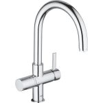 Смеситель для мойки GROHE Blue без электроники, для подачи смешанной и фильтрованной воды 33251000 (артикул 16046923) – фото 1