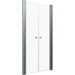 Душевая дверь Triton Дабл 90x185, хром, прозрачный Щ0000036861 (артикул 26722142) – фото 1