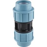 Муфта ПНД компрессионная 20 мм AV Engineering AVE1042020 (артикул 22939671) – фото 1