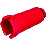 Монтажная заглушка Uni-Fitt Н 1/2"", с прокладкой, красная 608R2000 (артикул 16848506) – фото 1