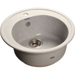 Композитная мойка GRANFEST Rondo GF-R510 508х505, круглая, серая 310 417513 (артикул 16486580) – фото 1