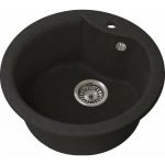 Кухонная мойка GreenStone цвет: черный GRS-08S-308 (артикул 17871097) – фото 1