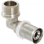 Угольник пресс с переходом на наружную резьбу 16х3/4 Valtec VTm.253.N.001605 (артикул 15637409) – фото 1