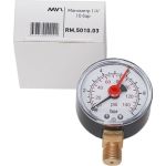 Радиальный манометр MVI до 10 бар, D50 мм, с нижним подключением G1/4 RM.5010.03 (артикул 25786485) – фото 1