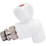 Кран для радиатора Rvc ППРС угловой 20x1/2 наружная резьба light 08465 (артикул 27985064) – фото 1