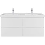 Комплект Sanstar подвесная тумба Riana 125 с раковиной Гармония 125 317.1-1.5.1.К (артикул 23014521) – фото 1