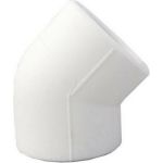 Угольник MeerPlast PP-RC белый Дн90 Ру25 45гр под пайку D200-00992 (артикул 20531758) – фото 1