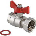 Шаровой кран Valtec с накидной гайкой 1/2"x3/4" внутренняя-внутренняя VT.241.N.0405 (артикул 16007314) – фото 1