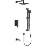 Встроенная душевая система RUSH Thira 3 режимная TR3635-60Black (артикул 20592886) – фото 1