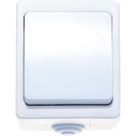 Одноклавишный выключатель IP-54, белый UNIVersal Аллегро 5563460 (артикул 15529259) – фото 1