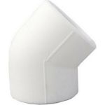 Угольник MeerPlast PP-RC белый Дн32 Ру25 45гр под пайку D200-00978 (артикул 20532148) – фото 1