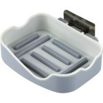 Подвесная мыльница Рыжий кот 13x10,5x3 см (полипропилен) 104259 (артикул 23129013) – фото 1