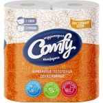 Полотенца бумажные COMFY "Доступная цена" 2-сл. 2 рул./вл.12 1-7538 (артикул 28054892) – фото 1