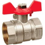Шаровой кран Terma RED 3/4 в/в бабочка 26123 (артикул 16108417) – фото 1