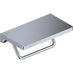 Держатель туалетной бумаги WasserKRAFT с полочкой для телефона K-1425 (артикул 16422776) – фото 1