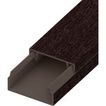 Кабель-канал AGIS ПВХ 20x10 мм Венге 3 D 60.05.20.10.200 (артикул 25582683) – фото 1