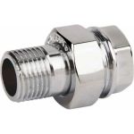 Сгон (американка) для полотенцесушителя TIM прямой вн/нар, 1/2 (хром) 772380 (артикул 28125014) – фото 1