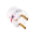 Вилка Legrand 2К 16А белая 50183 (артикул 16015248) – фото 1