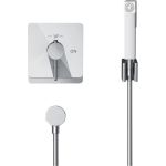 Смеситель с гигиеническим душем ROSE белый/хром ROSE R105C (артикул 26653070) – фото 1