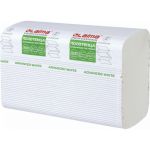 Бумажные полотенца ЛАЙМА H2 ADVANCED WHITE 200 шт, 2 слоя, белые, 240х215 мм, 20 пачек, Z-сложение 111338 (артикул 16424611) – фото 1