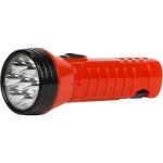 Аккумуляторный светодиодный фонарь Smartbuy 7 LED с прямой зарядкой, красный SBF-95-R (артикул 16052205) – фото 1