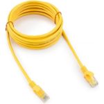 Патч-корд Cablexpert UTP PP12-3M/Y кат.5e, 3м, литой, многожильный жёлтый PP12-3M/Y (артикул 15933169) – фото 1