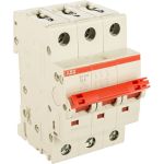Рубильник ABB 3п SD203 32A рычаг красный 2CDD283101R0032 (артикул 15949145) – фото 1