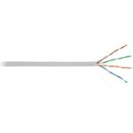 Кабель NETLAN U/UTP 4 пары, категория 5e, внутренний, PVC, серый, 305м EC-UU004-5E-PVC-GY (артикул 16198248) – фото 1