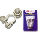 Клемма для аккумулятора General Technologies "-" Тип EURO под болт с гайкой /латунь/ GT-M060002N (артикул 18958842) – фото 1