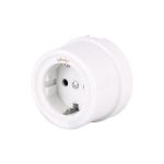 Розетка с заземлением WERKEL W5671001 белый Ретро a051312 (артикул 15777282) – фото 1