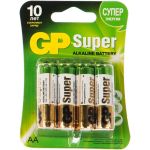 Алкалиновые батарейки GP 8 шт Super Alkaline 15А АA 15A-CR8 (артикул 15783863) – фото 1