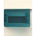 Настенный бокс ABB Mistral41 8М зеленая дверь без клемм белый 1SPE007717F0320 (артикул 16024139) – фото 1